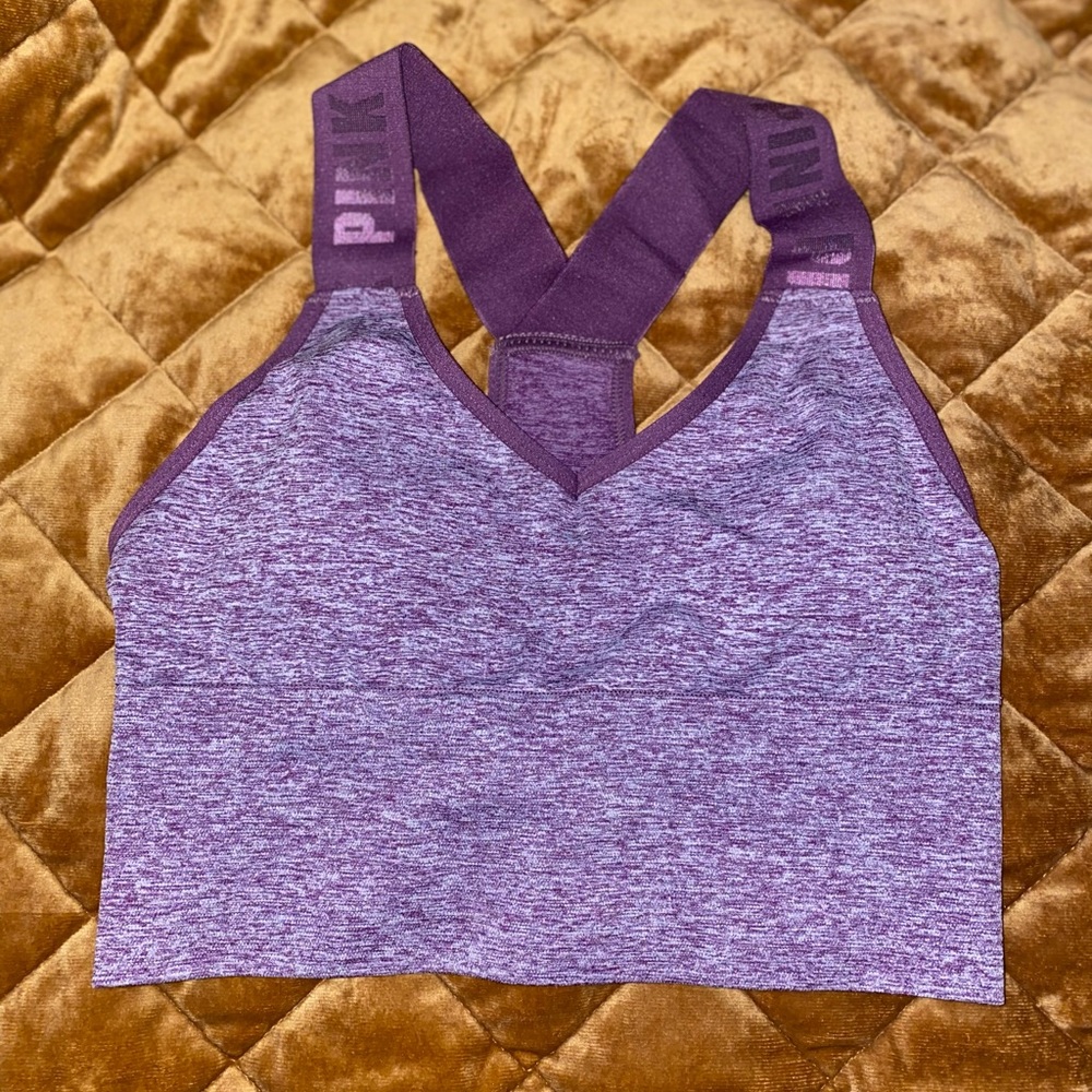 PINK longline sports bra